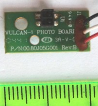 Плата оптического датчика цветового колеса sensor 00.80J05G101 42.80J01G001 Vulcan-1 photo board REV:B Toshiba TDP-T90 и др.