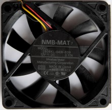  NMB-MAT 2806KL-04W-B39 DC12V 0.17A 70x70x15